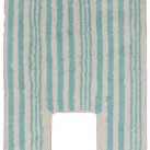 Коврик для ванной Indian Handmade Strip RIS-BTH-5223 BLUE - высокое качество по лучшей цене в Украине изображение 3.